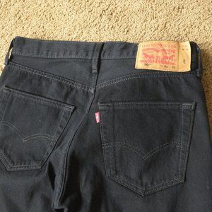 NWOT 31x32 Black Levi's 501 Original Fit Jeans